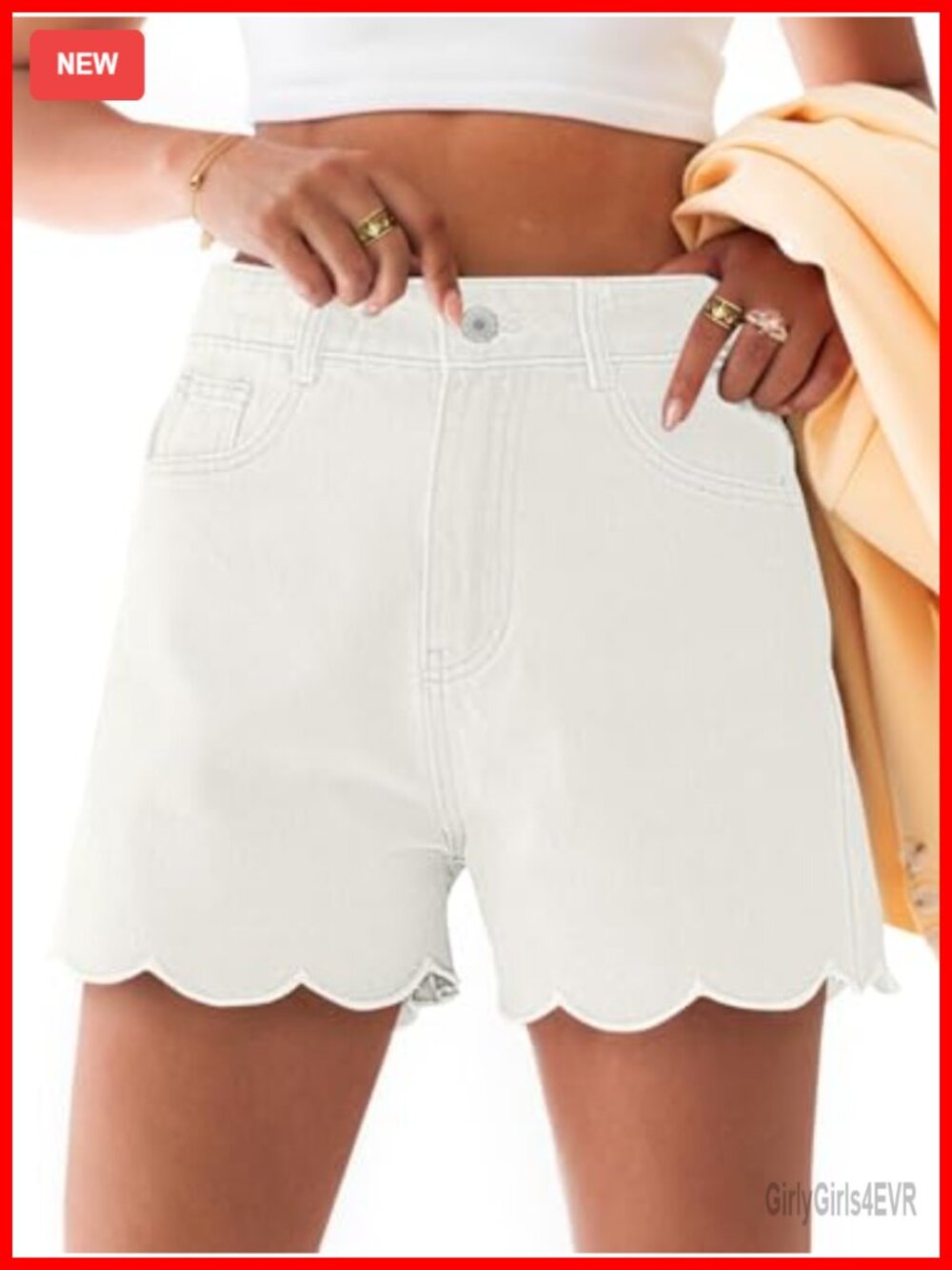 High Waisted Jean Shorts Women Denim Casual